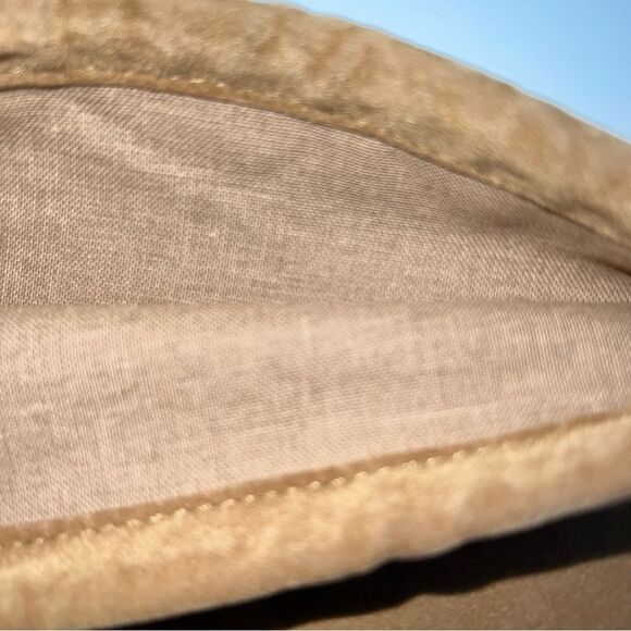Hermes Brown Light Velour Drawstring Dust Bag Match Pair w/Brown Logo/Drawstring - Picture 4 of 6